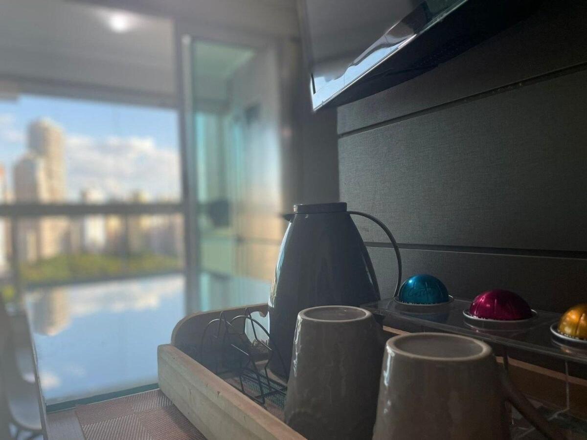 1 Qts.| 2 Hosp. | Jacuzzi Na Varanda | Linda Vista กัวยาเนีย ภายนอก รูปภาพ