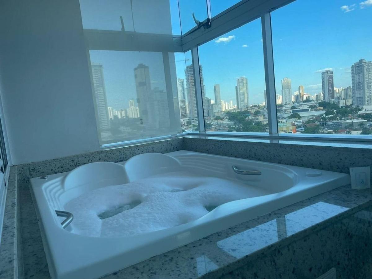 1 Qts.| 2 Hosp. | Jacuzzi Na Varanda | Linda Vista กัวยาเนีย ภายนอก รูปภาพ