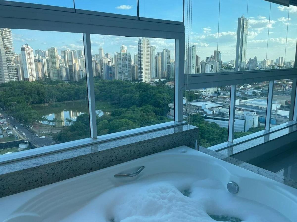 1 Qts.| 2 Hosp. | Jacuzzi Na Varanda | Linda Vista กัวยาเนีย ภายนอก รูปภาพ